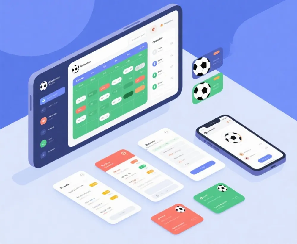 世界盃官方導航頁面概念圖