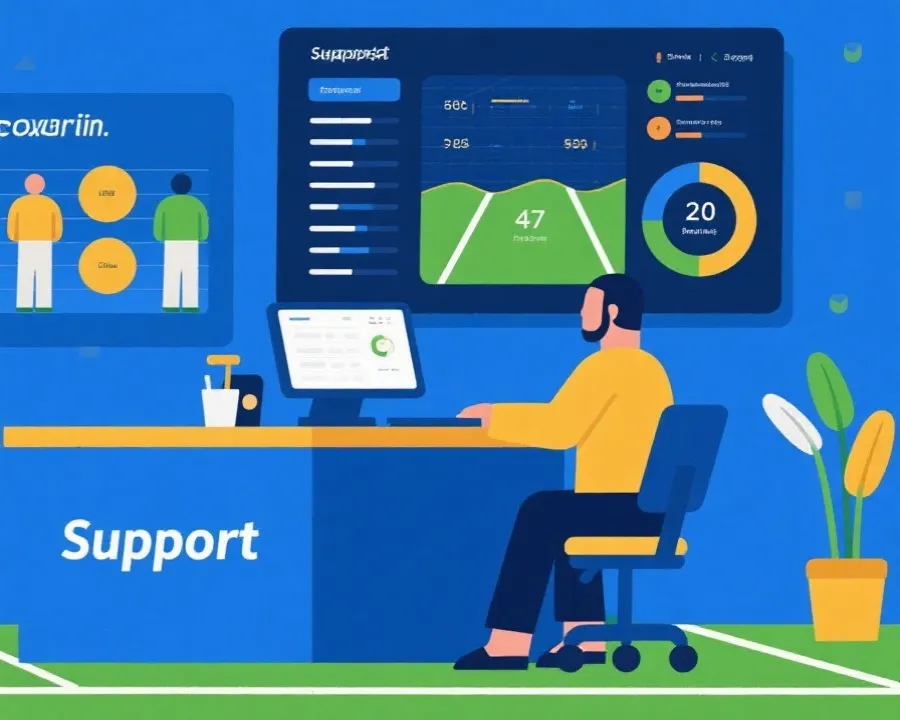 客服中心與操作支援示意圖