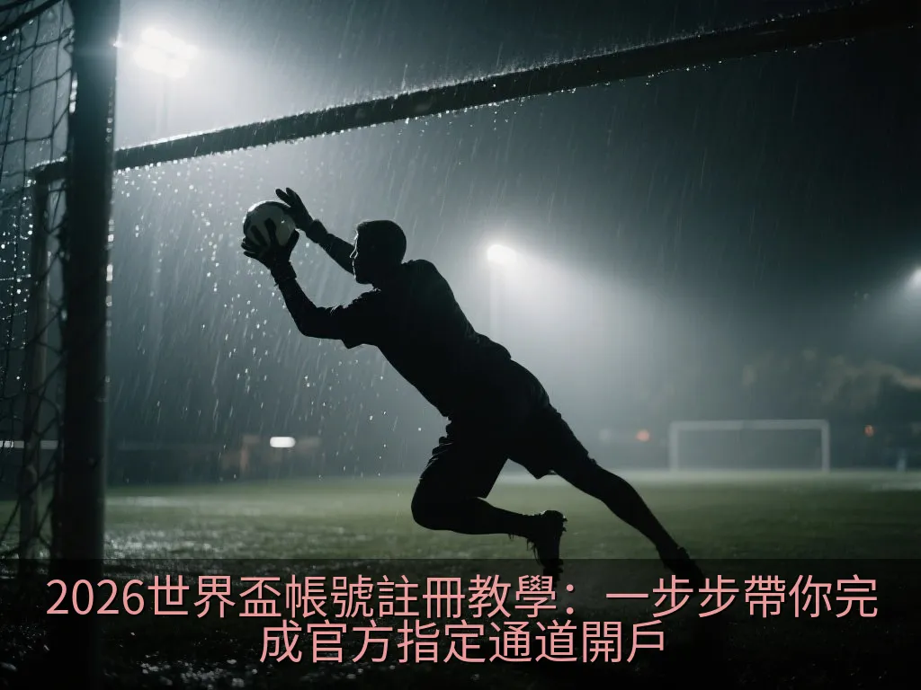 2026世界盃帳號註冊教學：一步步帶你完成官方指定通道開戶