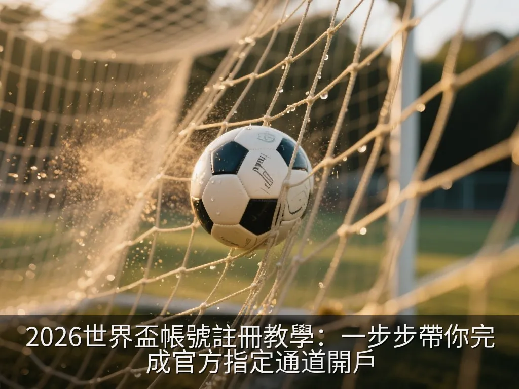 數位螢幕上顯示註冊成功的綠色勾選圖標，背景為簡約的科技感漸層